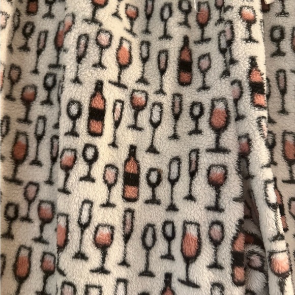 White and Red Cozy Pajama Set Intimates & Sleepwear - Picture 1 of 8